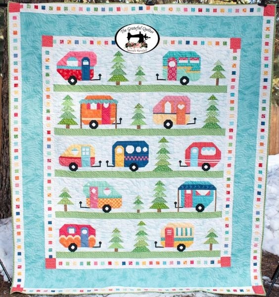 Happy Glamper Quilt Pattern - etsy