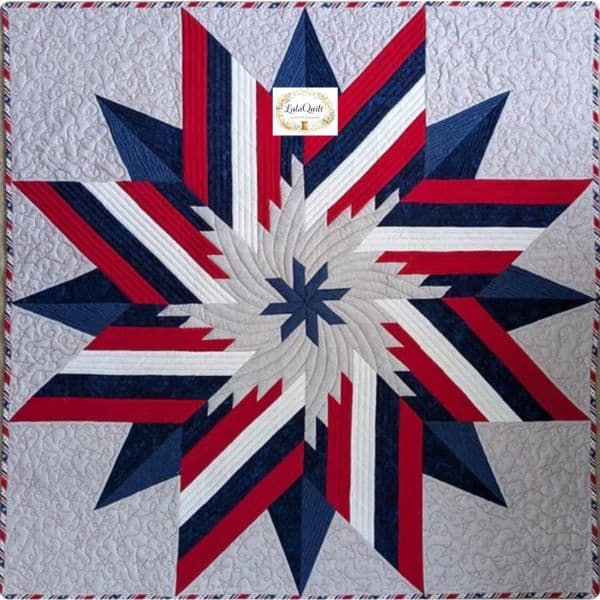 Ironbound Compass Quilt Pattern - etsy