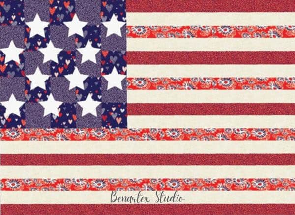 Made In The USA - free quilt pattern