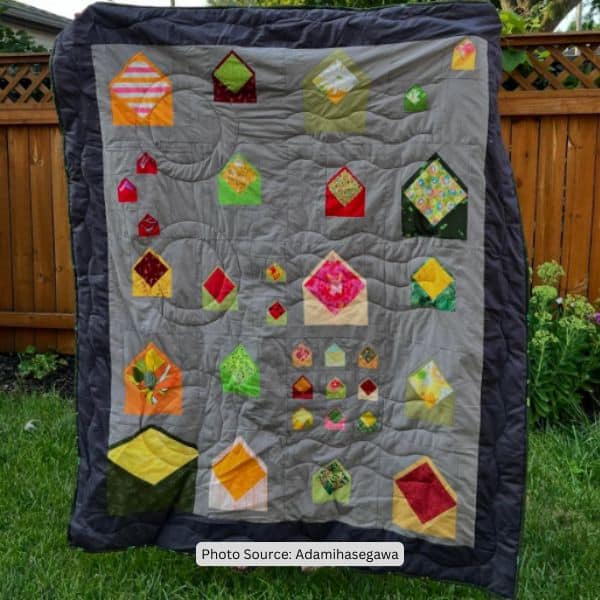 Mail Quilt Idea from Adamihasegawa