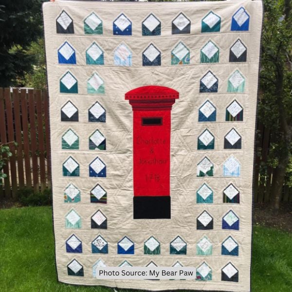 Mail Quilt Idea from My Bear Paw