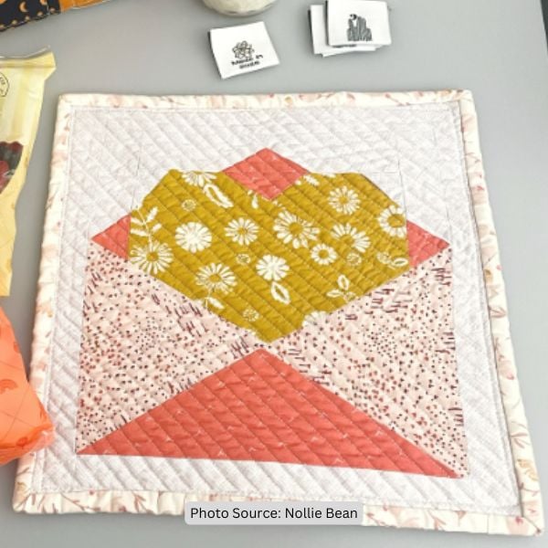 Mail Quilt Idea from Nollie Bean