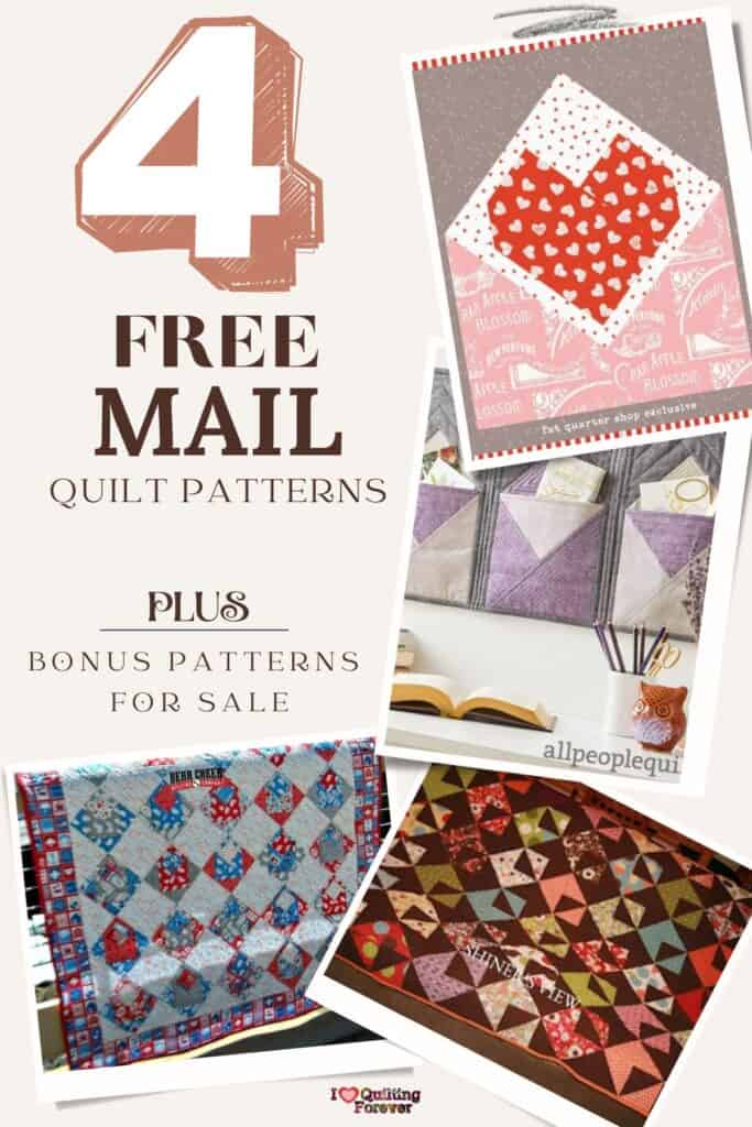 Mail Quilt Patterns Roundup 3 ILQF Pinterest