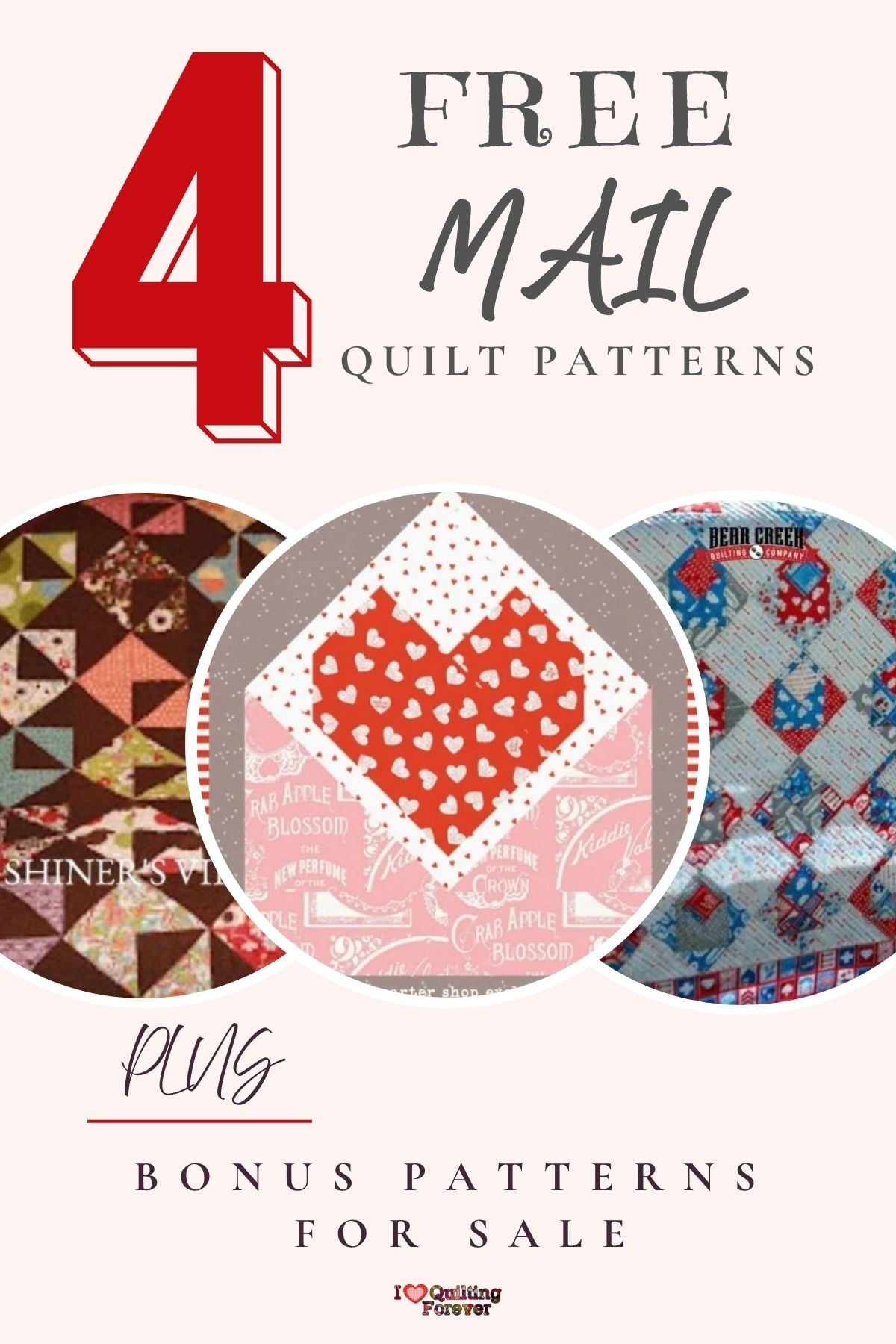 Mail Quilt Patterns Roundup 4 ILQF Pinterest