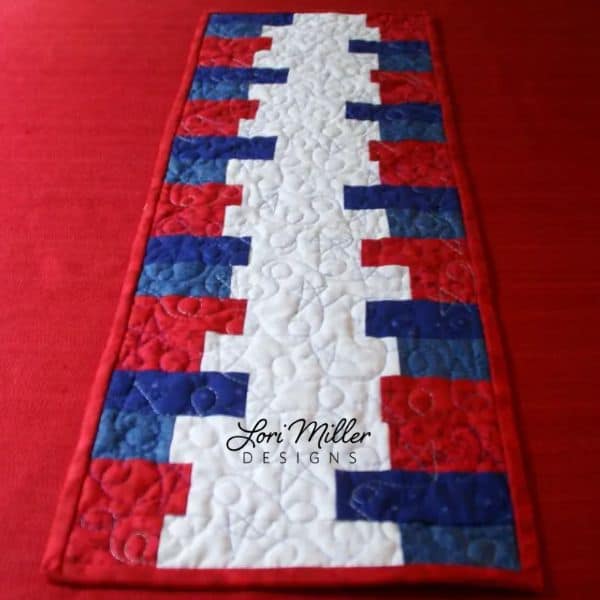 Modern 4th Of July Table Runner - free quilt pattern