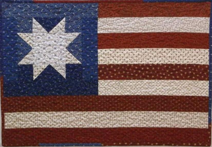 Patriotic Mini - free quilt pattern