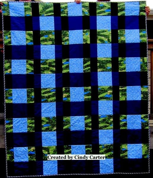Plaid For Dad - free quilt pattern