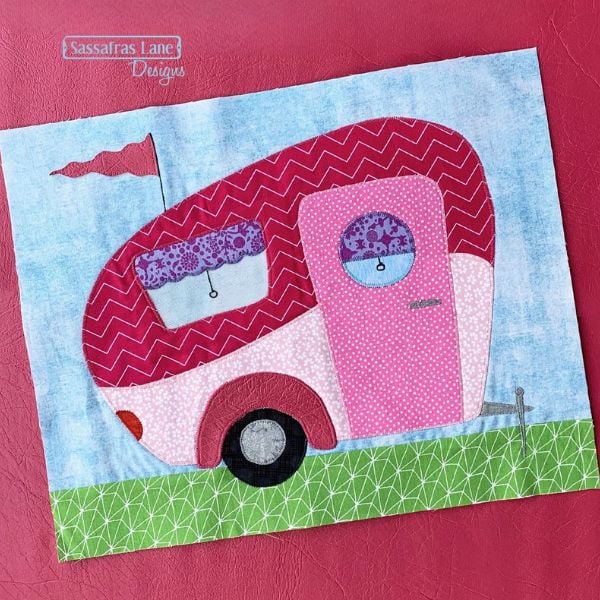 Retro Camper Quilt Block Pattern - etsy