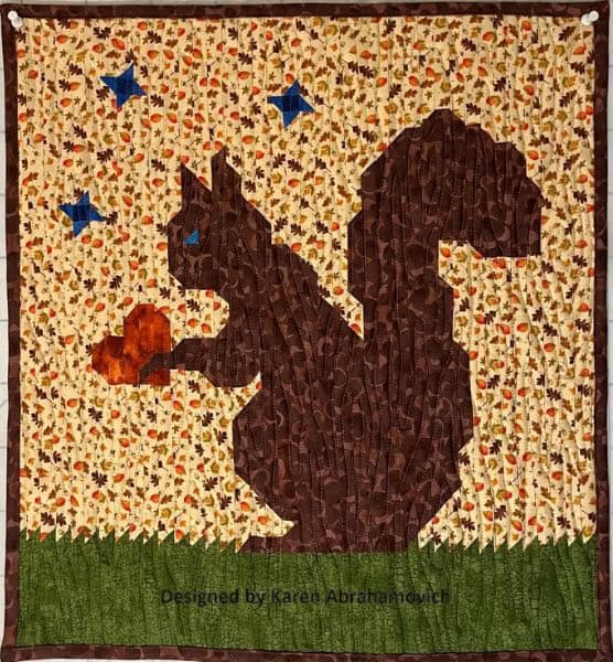 Sassy Squirrel Quilt Pattern - etsy