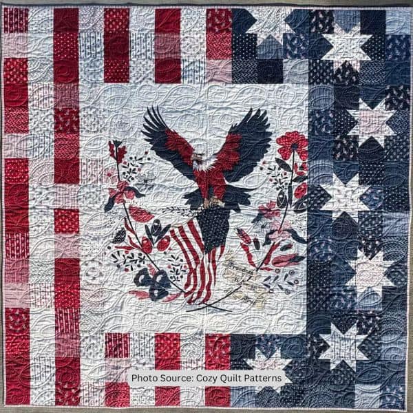 She's A Grand Old Flag Quilt Pattern - etsy