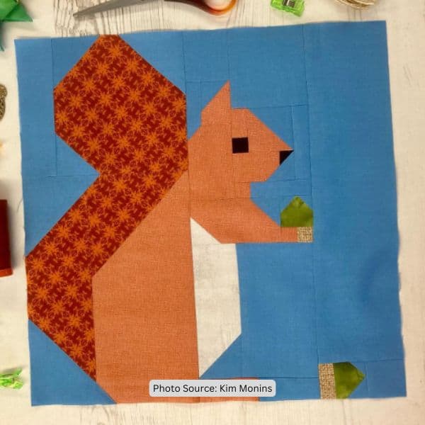 Squirrel Quilt Idea from Kim Monins