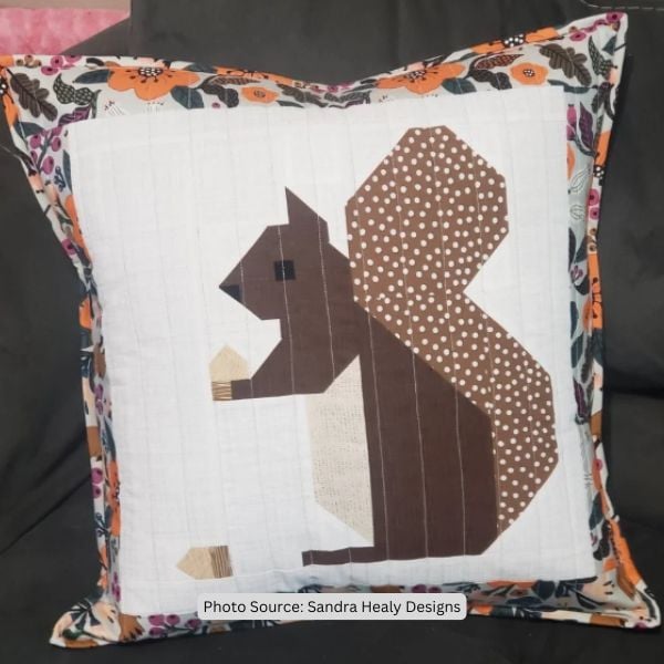 Squirrel Quilt Idea from Sandra Healy Designs