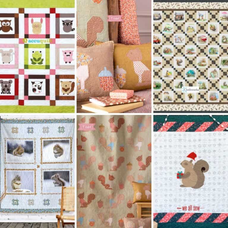 Top 6 Free Squirrel Quilt Patterns (+8 Bonus Patterns For Sale)