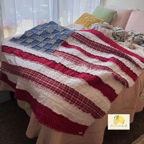 Stars And Stripes Rag Quilt Pattern - etsy