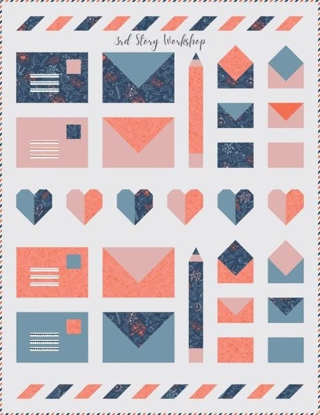 Stationery Quilt Pattern - etsy