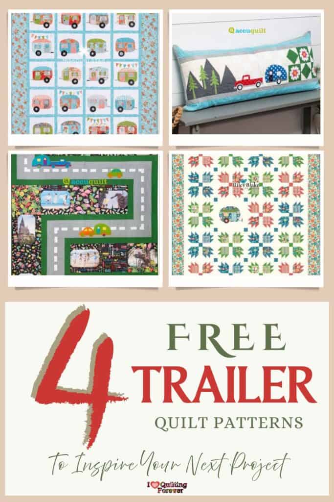 Trailer Quilt Patterns Roundup 4 ILQF Pinterest