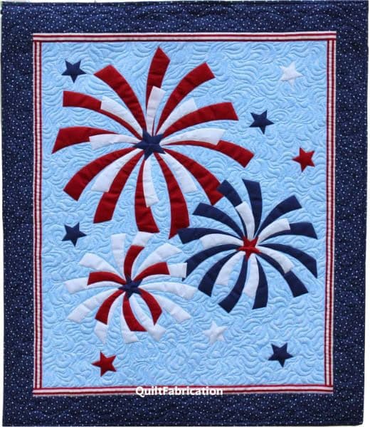 4th Of July fireworks Quilt Pattern - etsy
