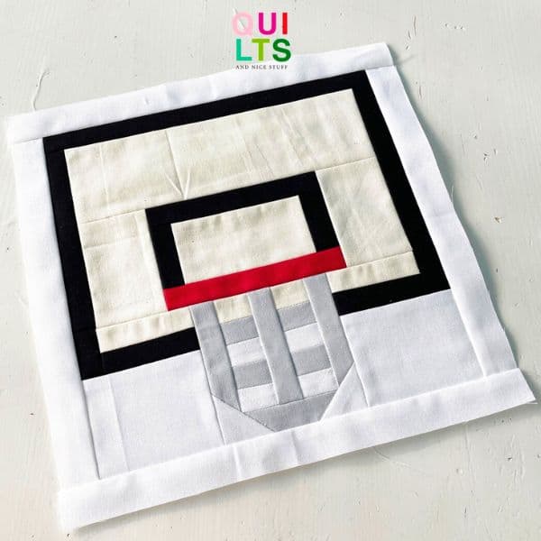 Basketball Hoop Quilt Block Pattern - etsy