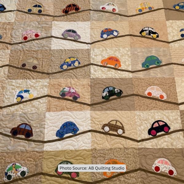 Car Quilt Ideas from AB Quilting Studio