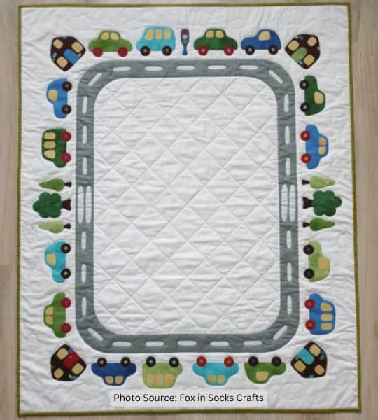 Car Quilt Ideas from Fox in Socks Crafts