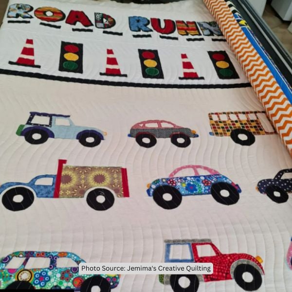 Car Quilt Ideas from Jemima's Creative Quilting