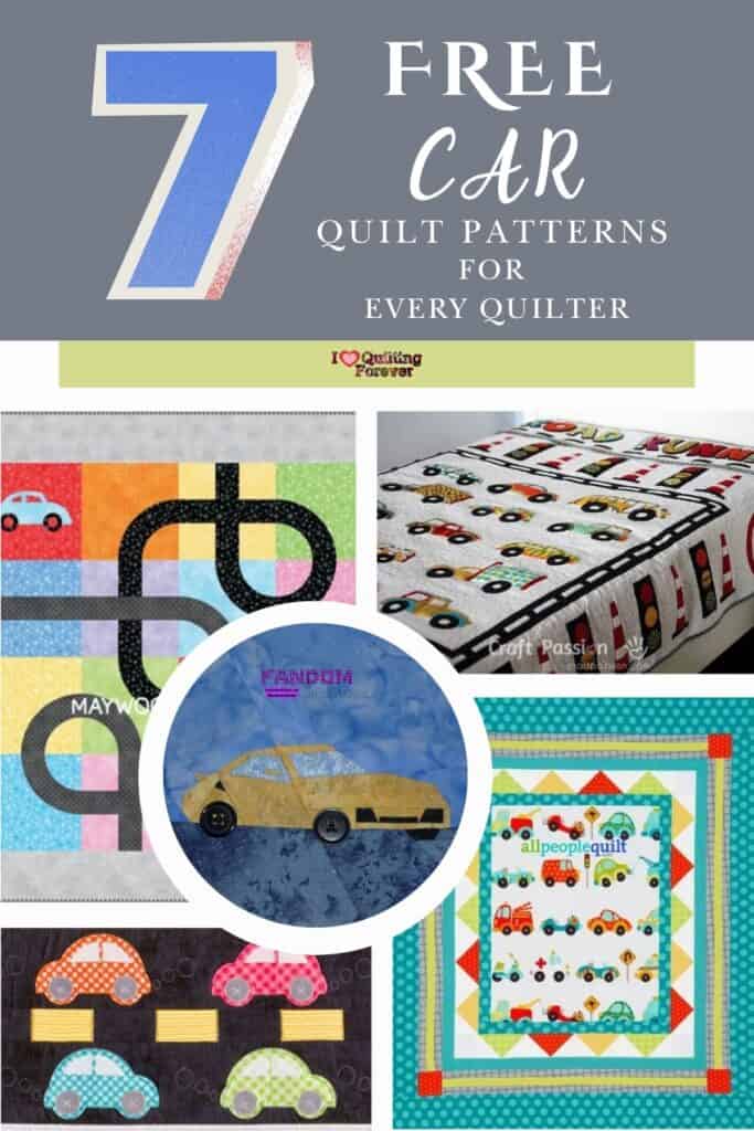 Car Quilt Patterns Roundup 4 ILQF Pinterest