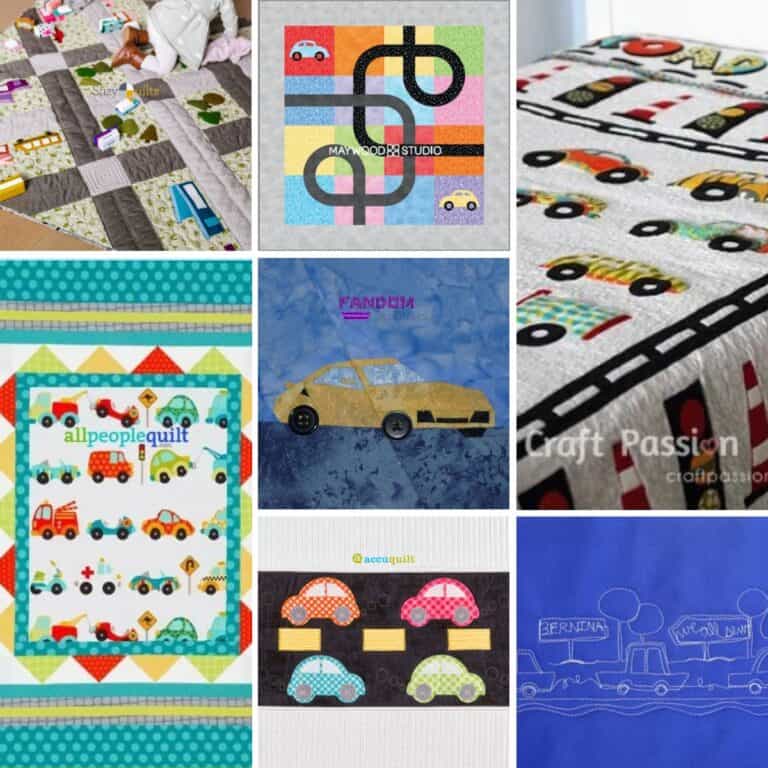 Top 7 Free Car Quilt Patterns (+9 Bonus Patterns For Sale)