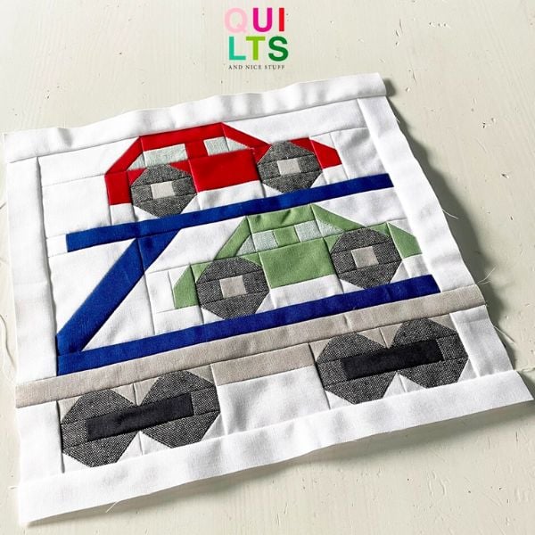 Car Transport Wagon Quilt Block Pattern - etsy