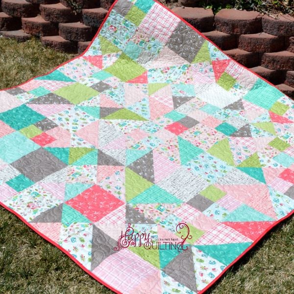 Cheater Patchwork Picnic - free quilt pattern