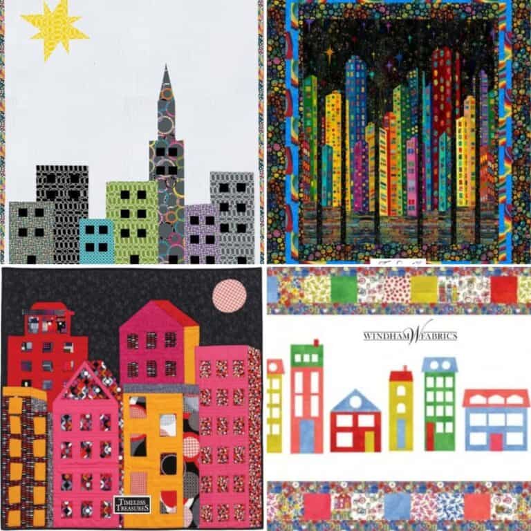 Top 4 Free City Quilt Patterns (+9 Bonus Patterns For Sale)