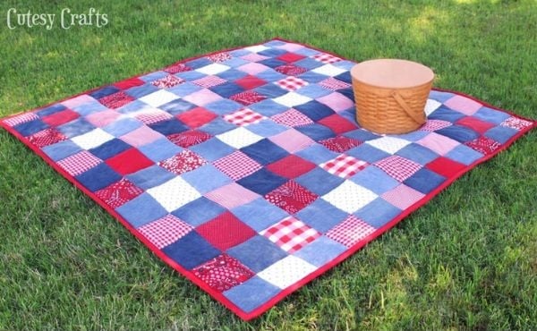 DIY Picnic - free quilt pattern