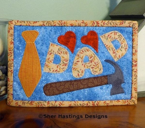Dad Mug Rug Quilt Pattern - etsy