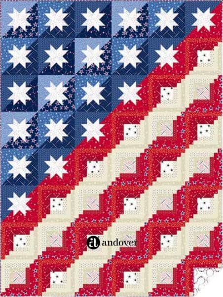 Faithful Flag - free quilt pattern