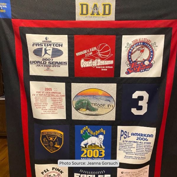 Father's Day Quilt Idea from Jeanna Gorsuch