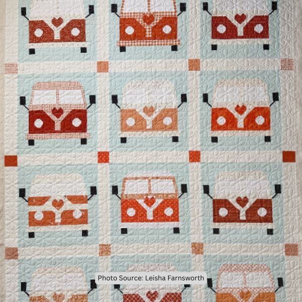 Father's Day Quilt Idea from Leisha Farnsworth