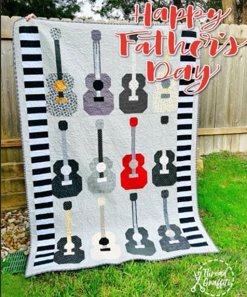 Father's Day Quilt Idea from Thread Graffiti