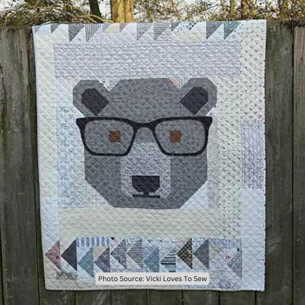 Father's Day Quilt Idea from Vicki Loves To Sew