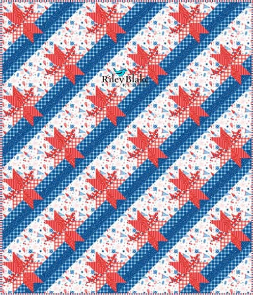 Firecracker Firewall - free quilt pattern
