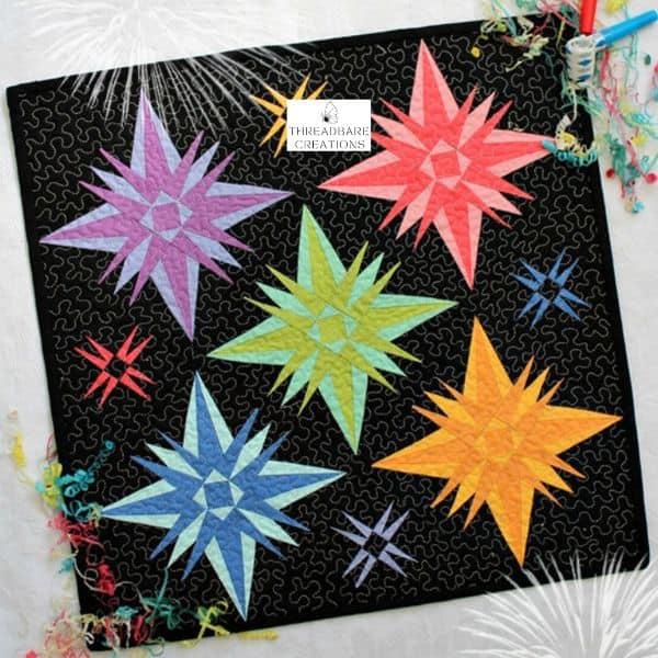 Fireworks FPP Quilt Pattern - etsy