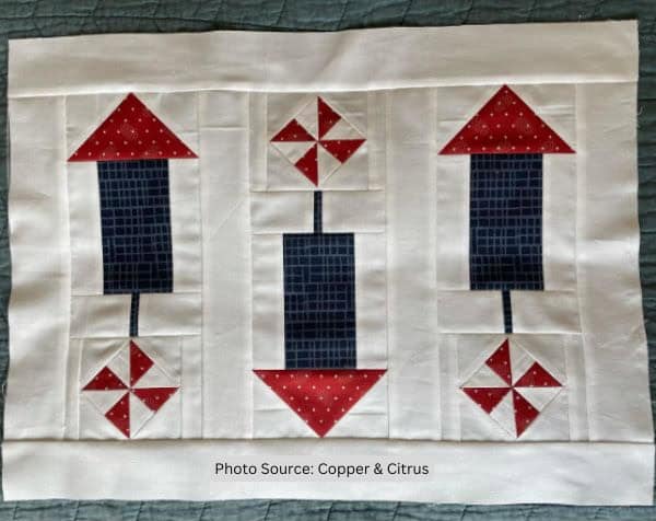 Fireworks Quilt Idea from Copper & Citrus