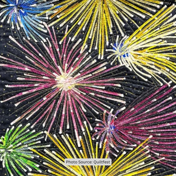 Fireworks Quilt Idea from Quiltfest