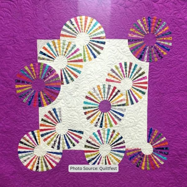 Fireworks Quilt Idea from Quiltfest