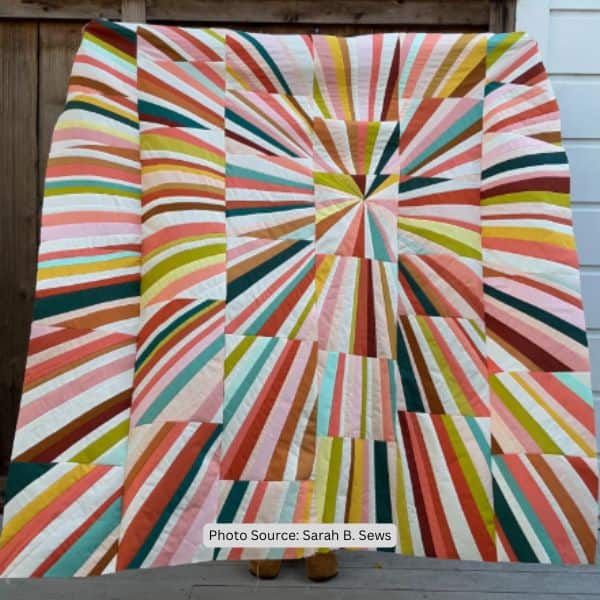 Fireworks Quilt Idea from Sarah B. Sews