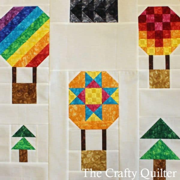 Hot Air Balloon Mini - free quilt pattern