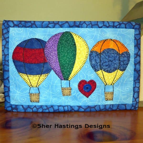 Hot Air Balloon Mug Rug Quilt Pattern - etsy