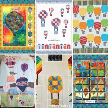 Hot Air Balloon Quilt Patterns Roundup Featured Cover