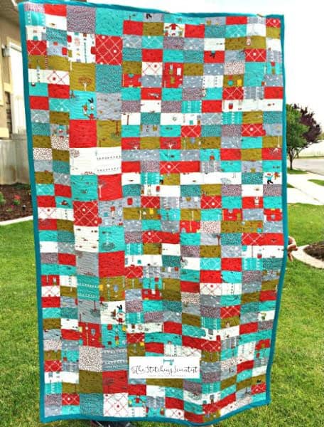 Jelly Roll Summer Picnic - free quilt pattern
