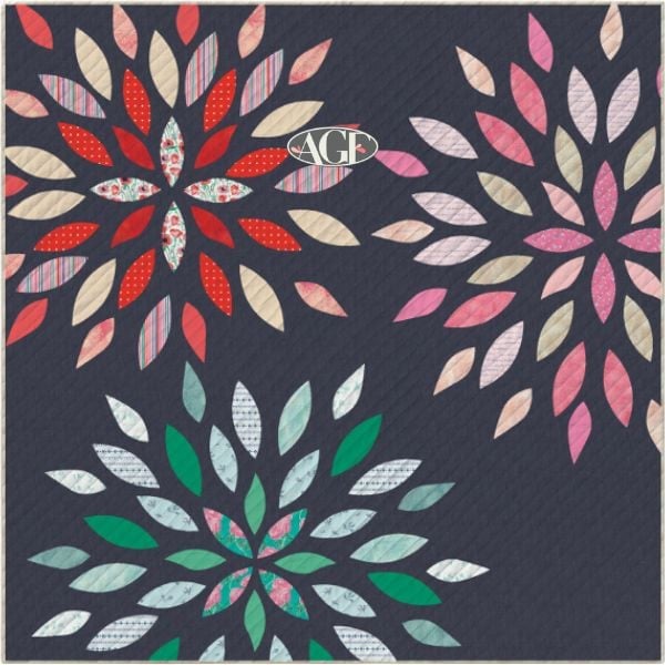 Petal Sparks - free quilt pattern