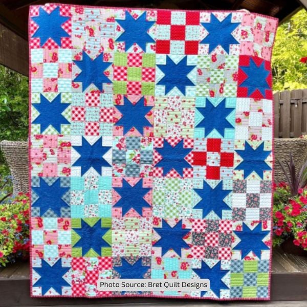 Picnic Quilt Idea from Bret Quilt Designs