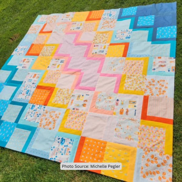 Picnic Quilt Idea from Michelle Pegler